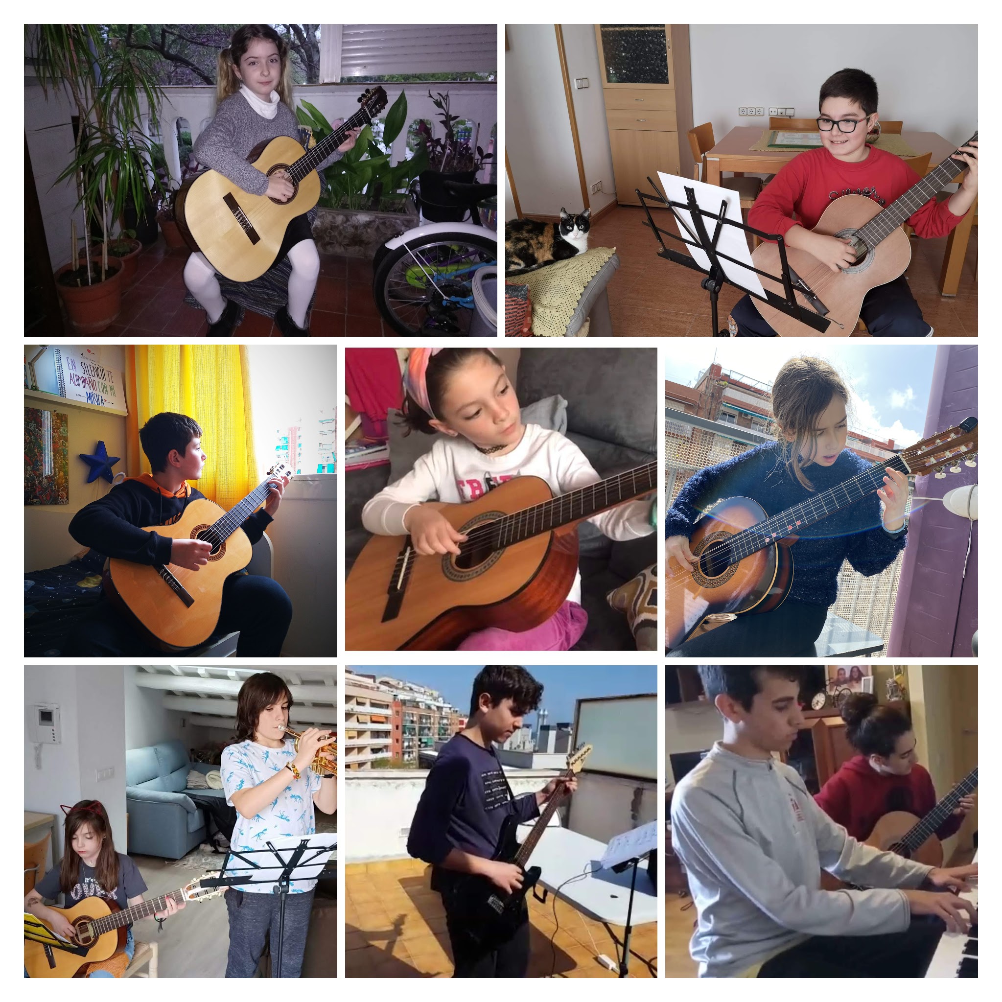 Alumnes de guitarra collage 1