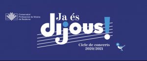 BANNER WEB CICLE JA ÉS DIJOUS CONSERVATORI 2020