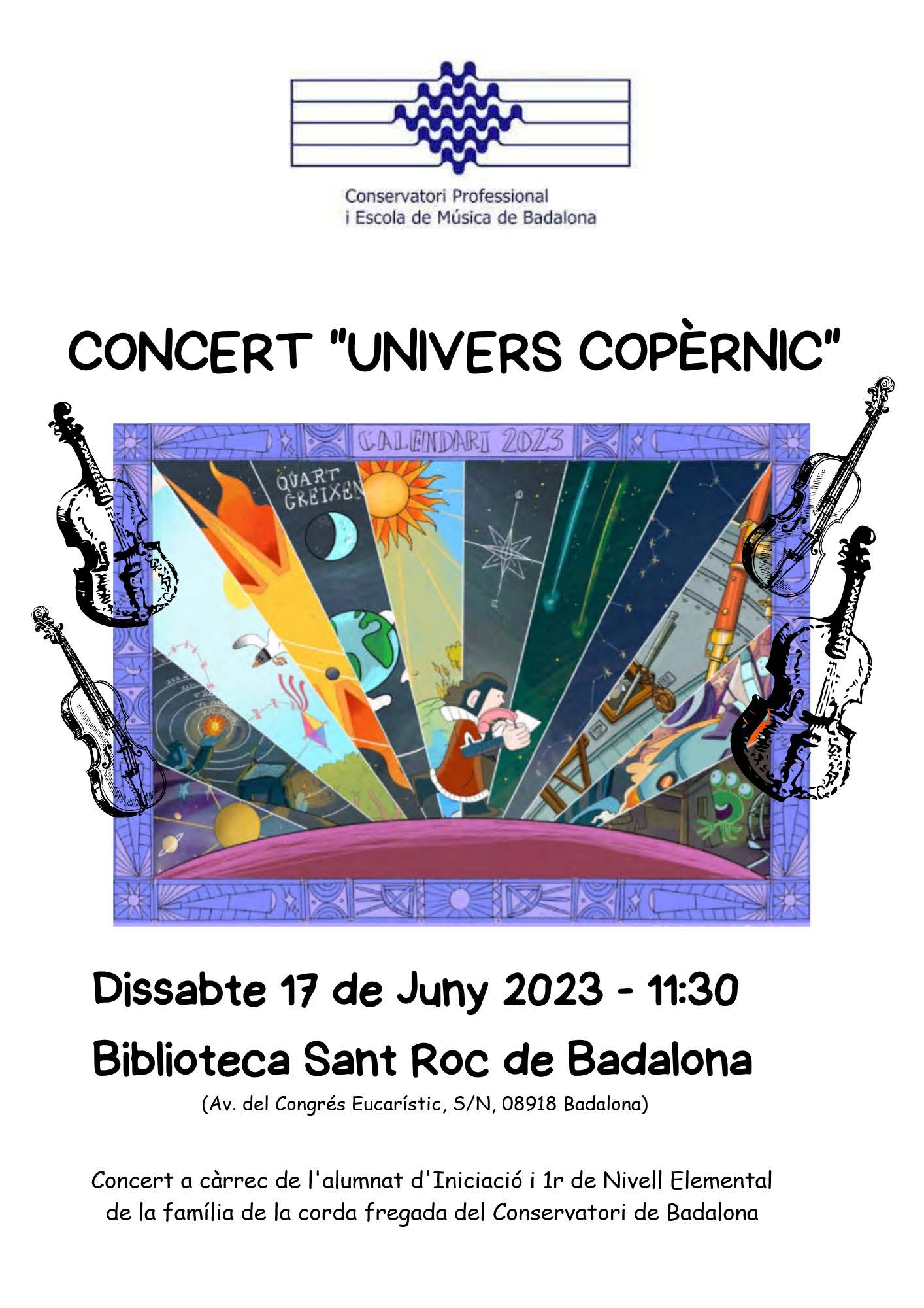 Cartell Concert Univers Copèrnic