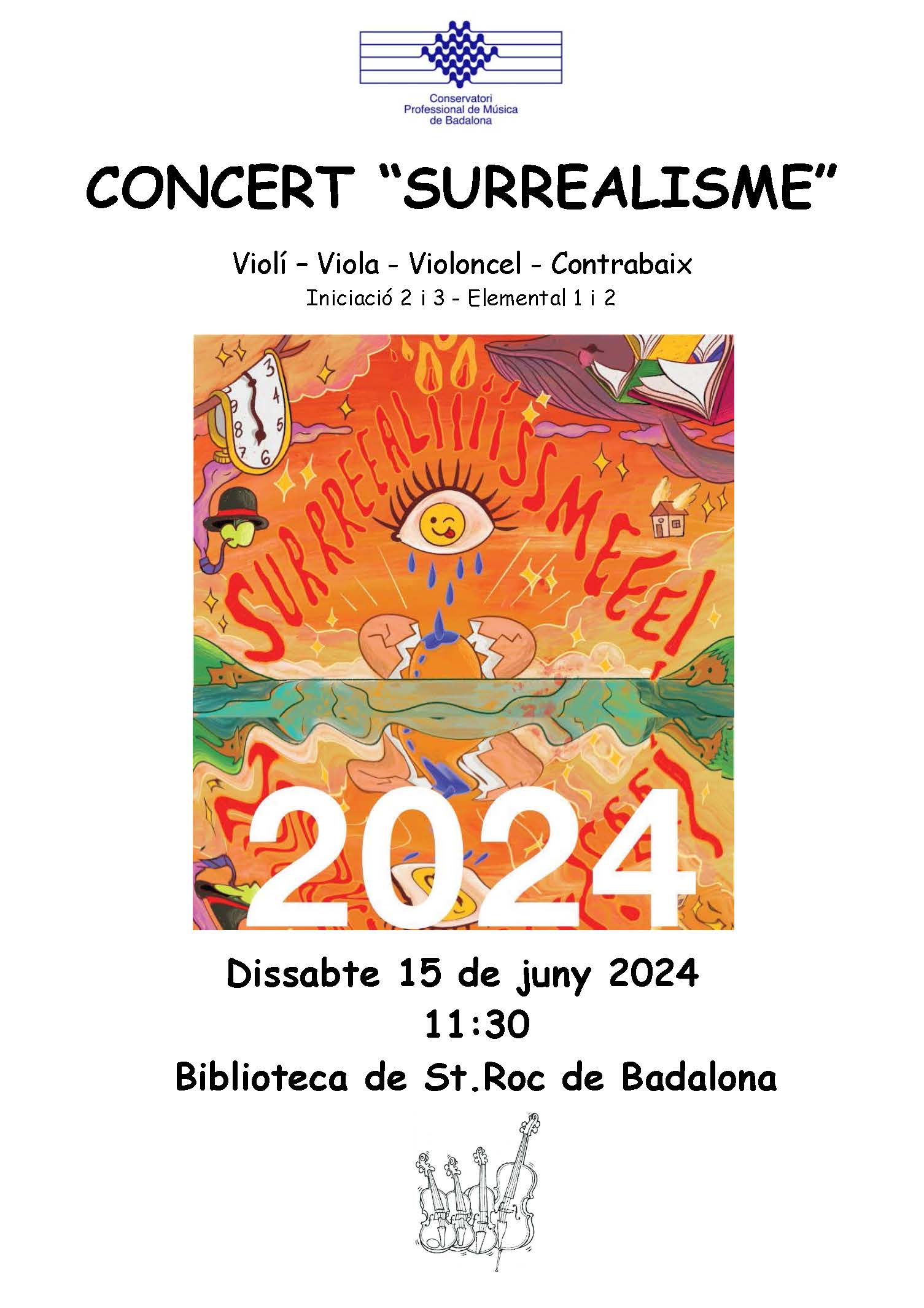 CARTELL CONCERT SURREALISME