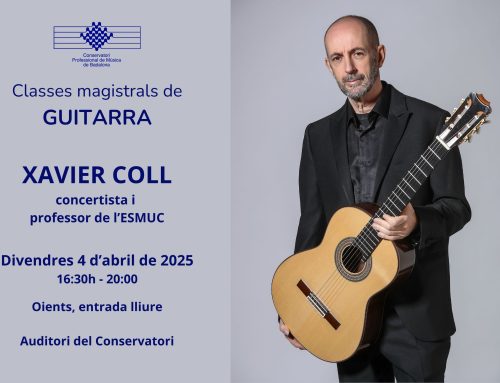Masterclass de guitarra Xavier Coll